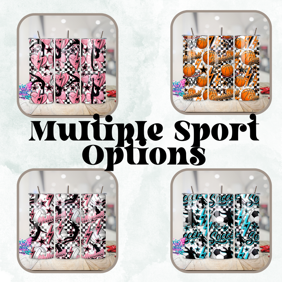 Chic Sports Enthusiast Tumbler Collection