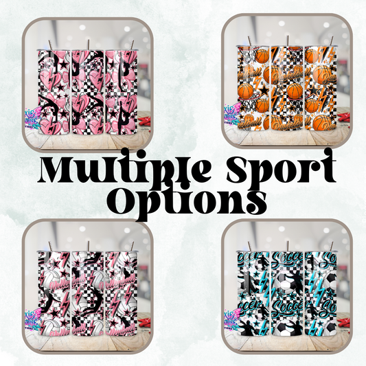 Chic Sports Enthusiast Tumbler Collection