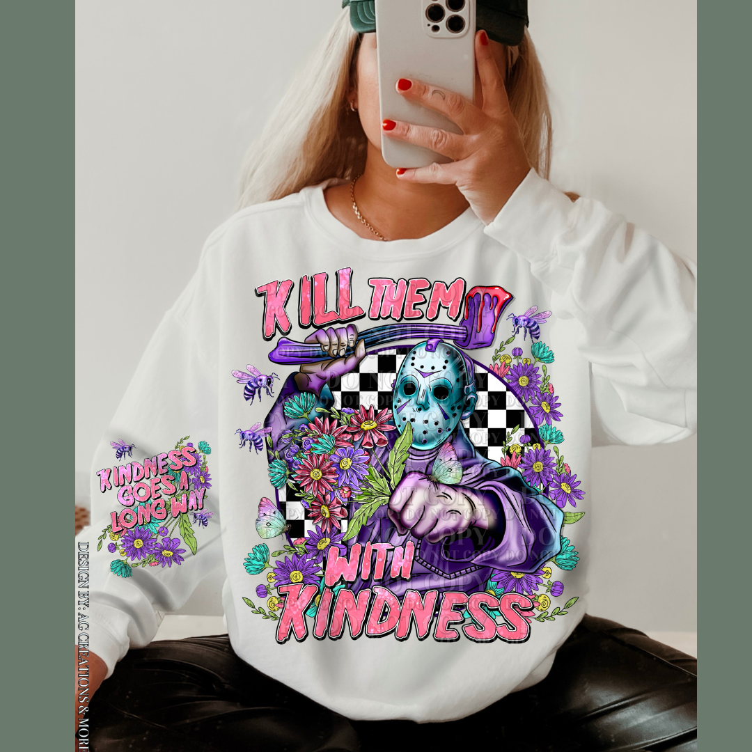 Azalea Spring Slasher Floral Crewneck