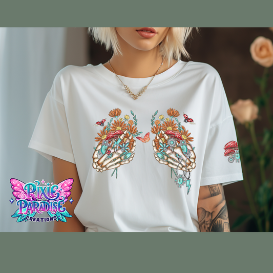 Boobtanical Bounty Hands Tee