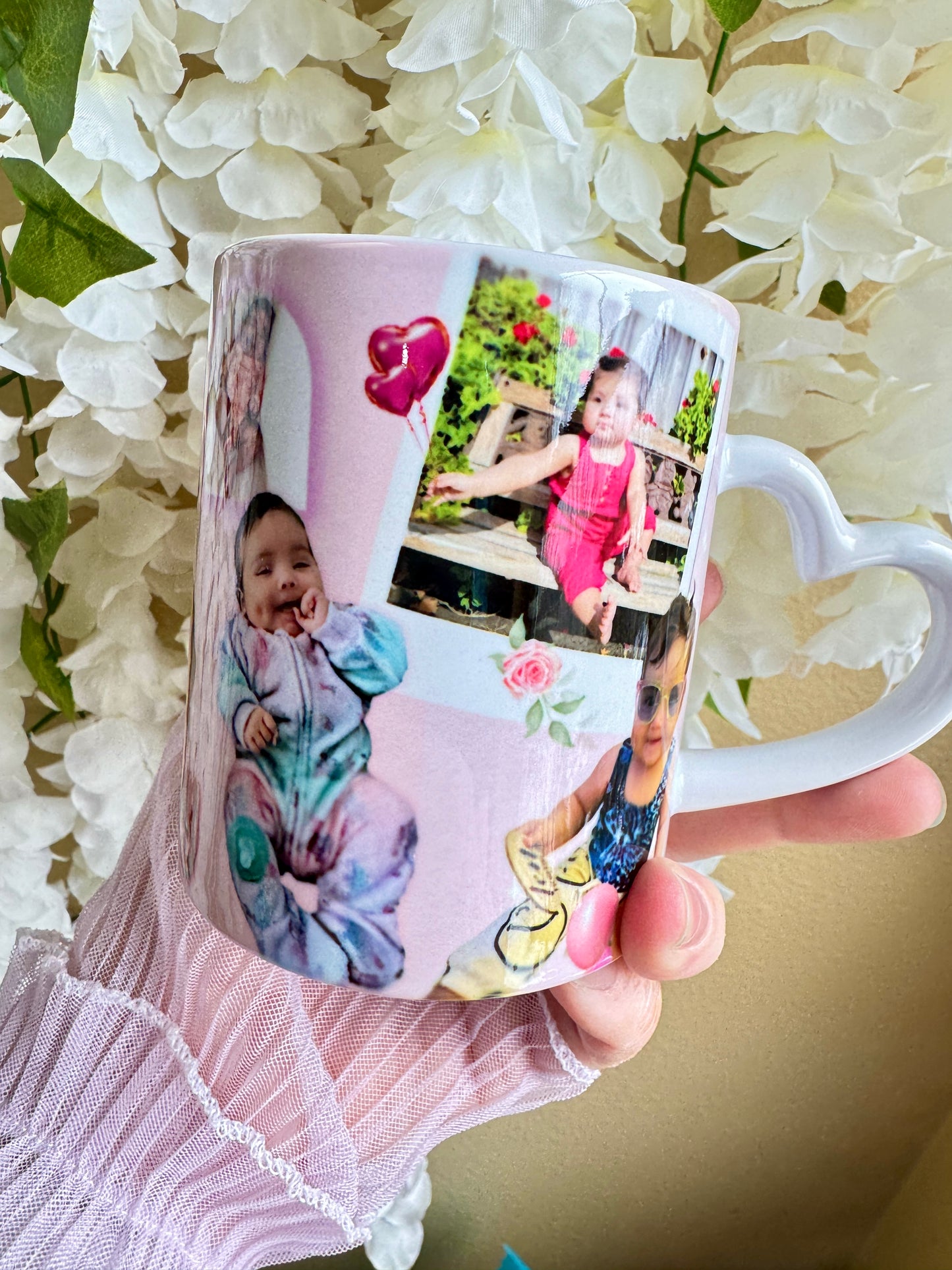 Cherished Moments| 11 oz Heart Handle Mug