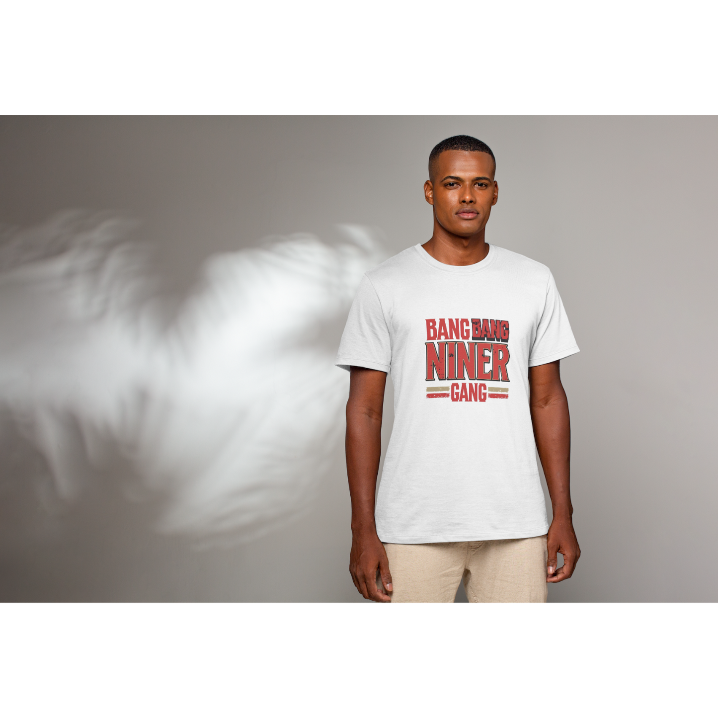 Bang Bang Niner Gang Tee | SAN FRAN 49ERS | Red & Gold