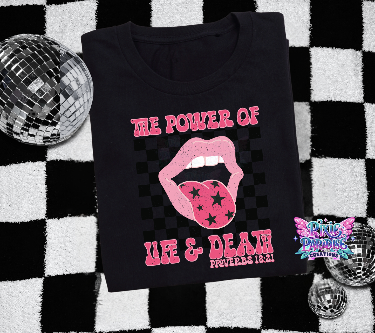 The Power of Life & Death Christian Tee