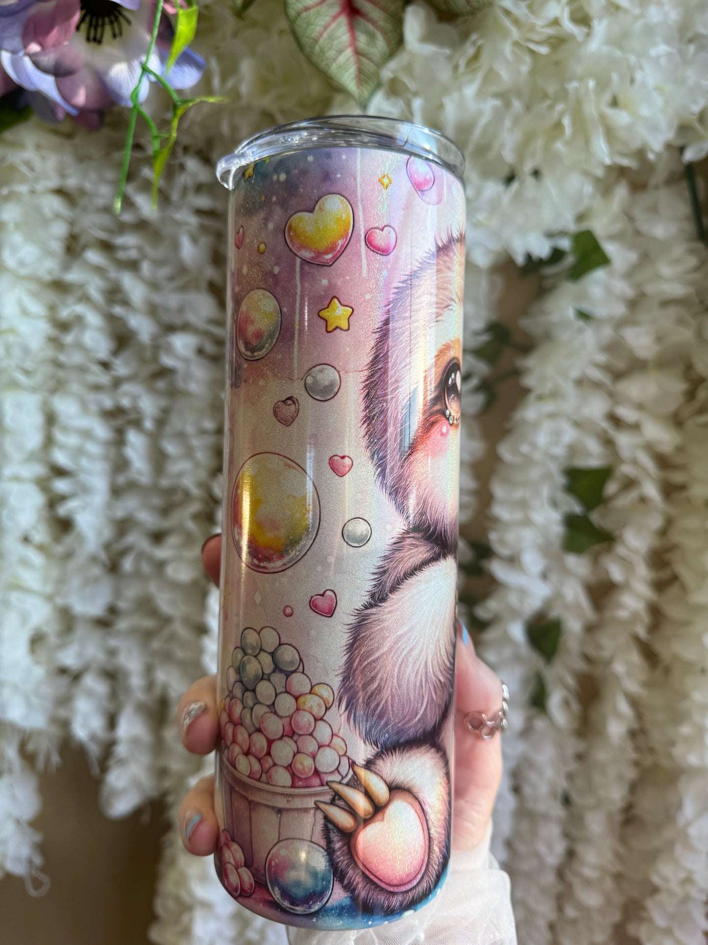 Cutie Boba Sloth 20oz Insulated Tumbler