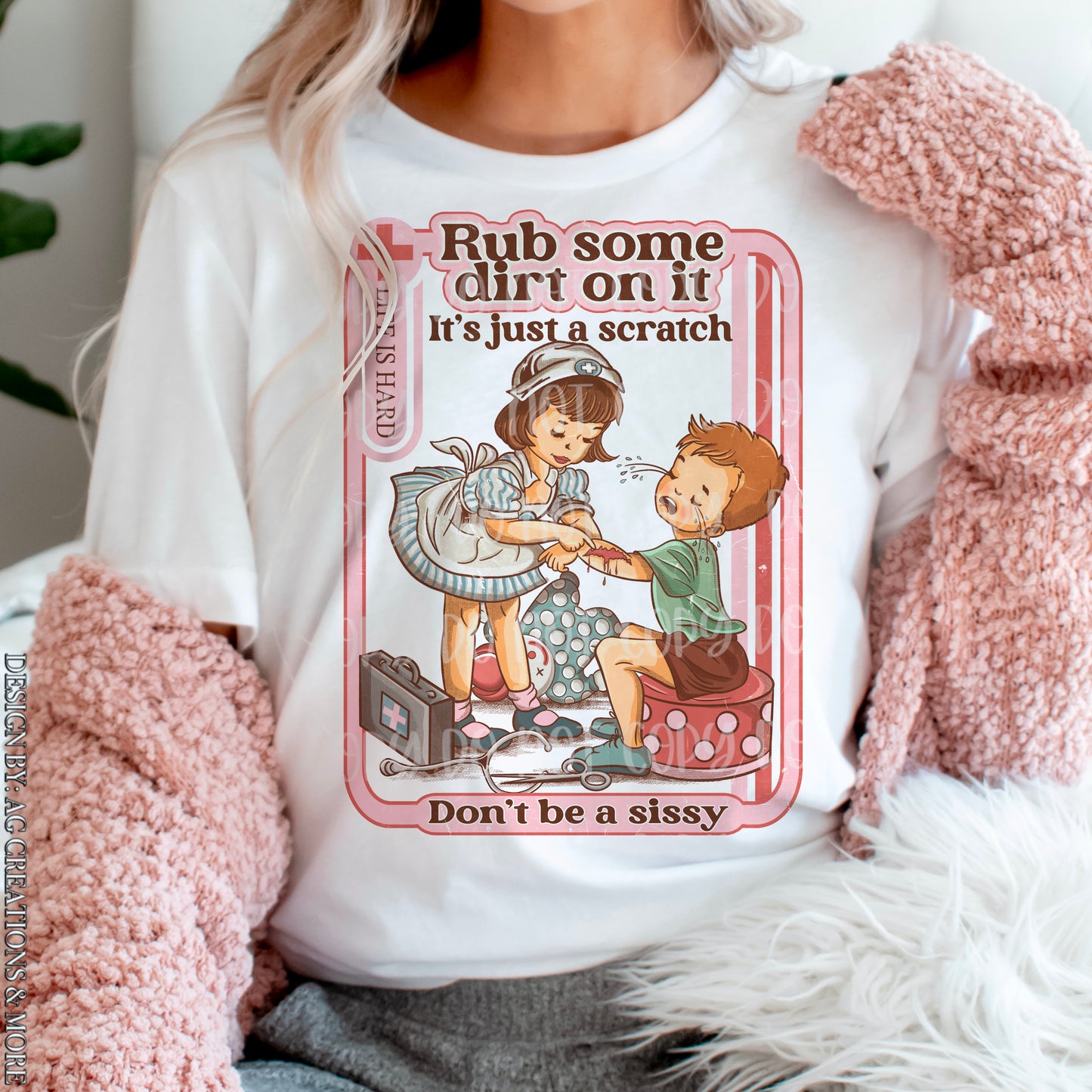 Don't Be A Sissy Retro Tee