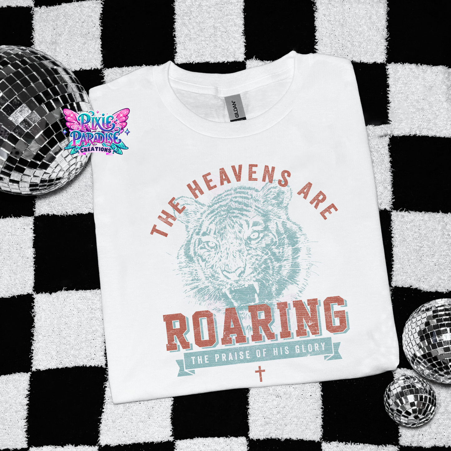 Heavens Are Roaring - Praise-Inducing White Tee