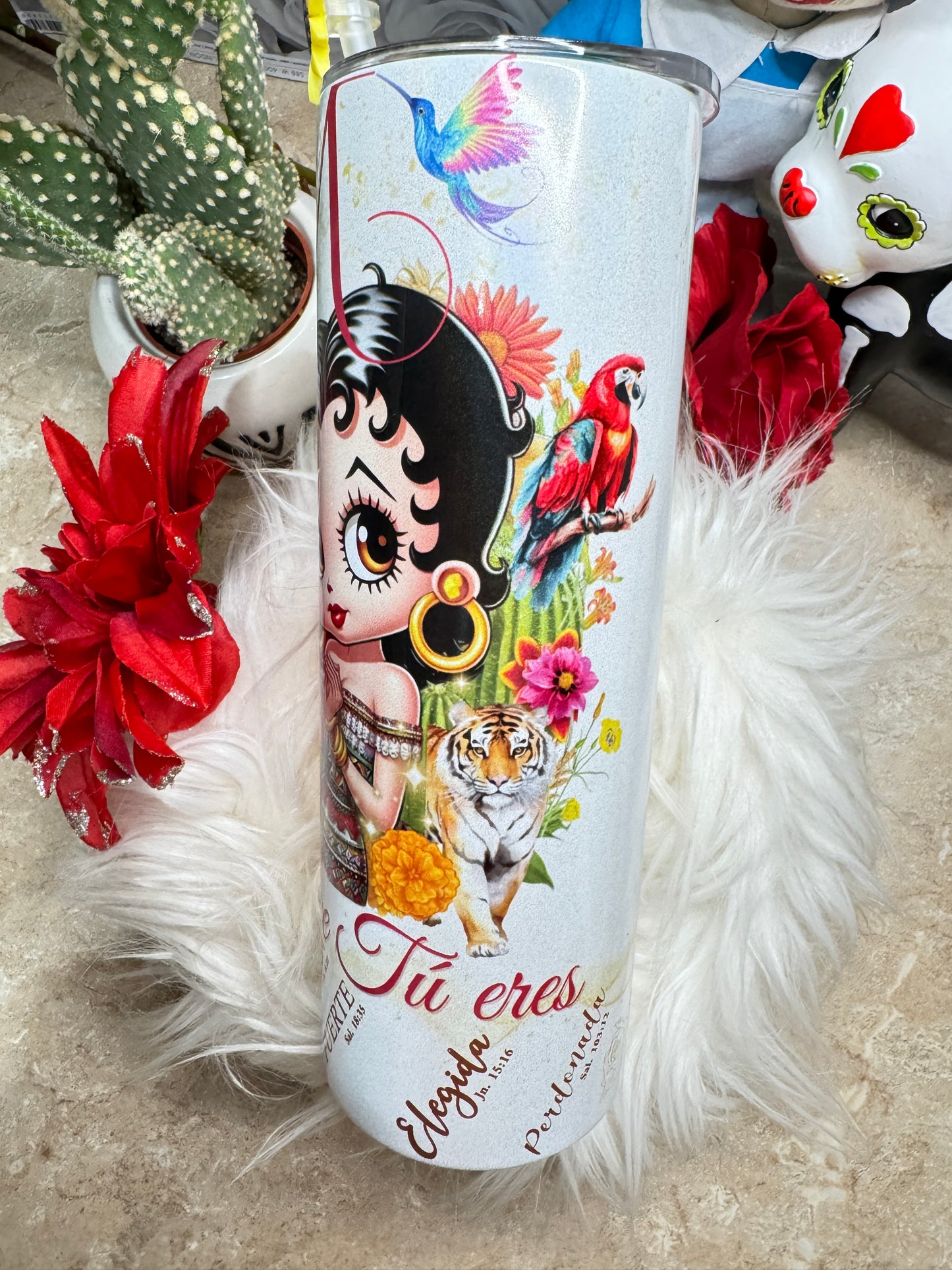 Mexicana 🇲🇽 Betty Boop 30 oz Shimmer Insulated Tumbler