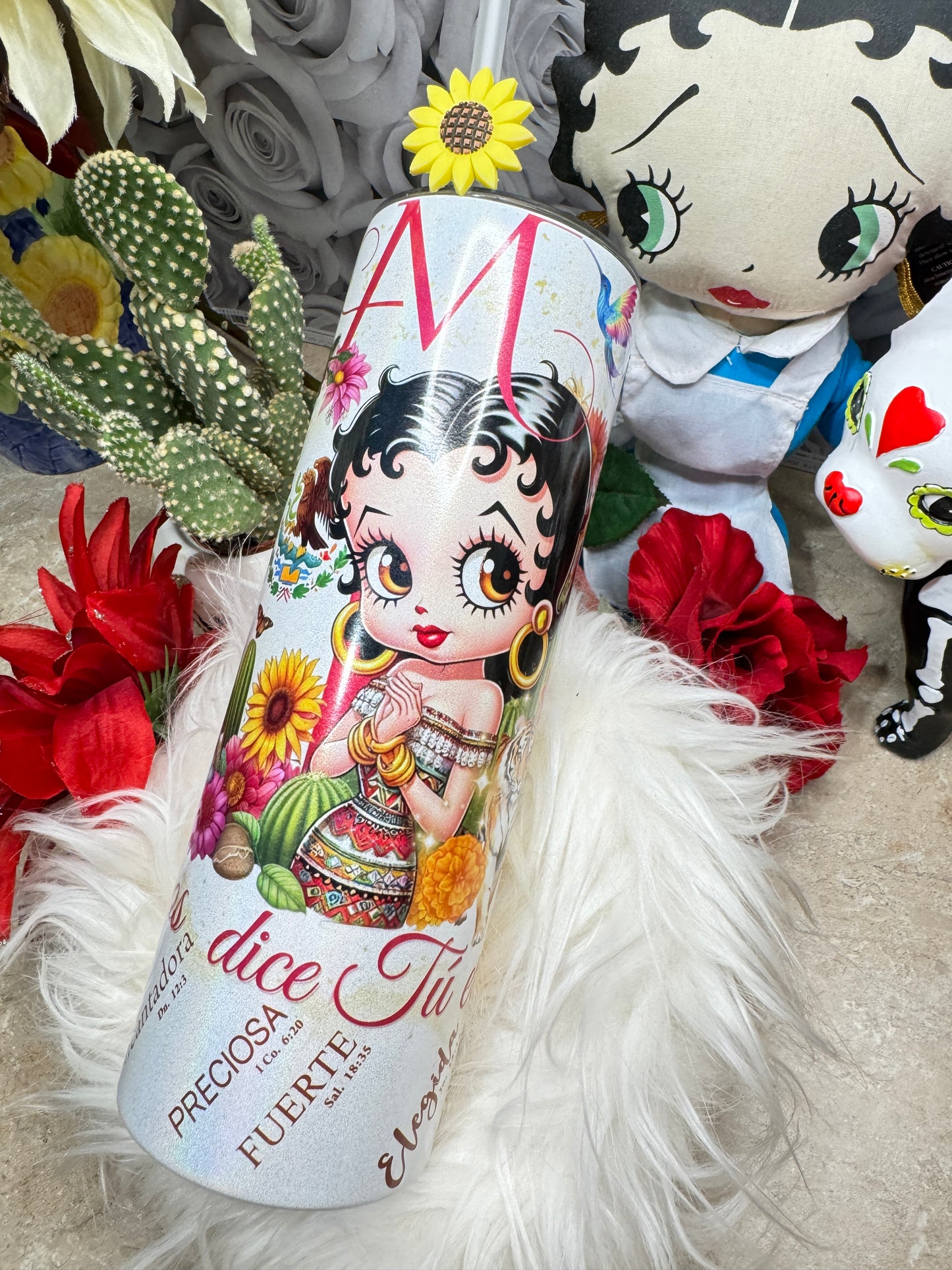 Mexicana 🇲🇽 Betty Boop 30 oz Shimmer Insulated Tumbler