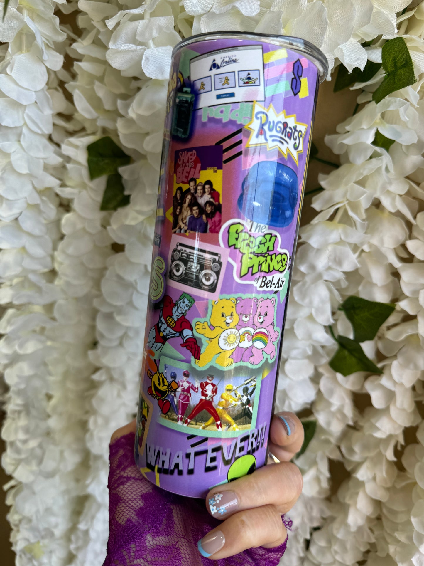 90's Retro Pop Culture Blast 20 oz Insulated Tumbler