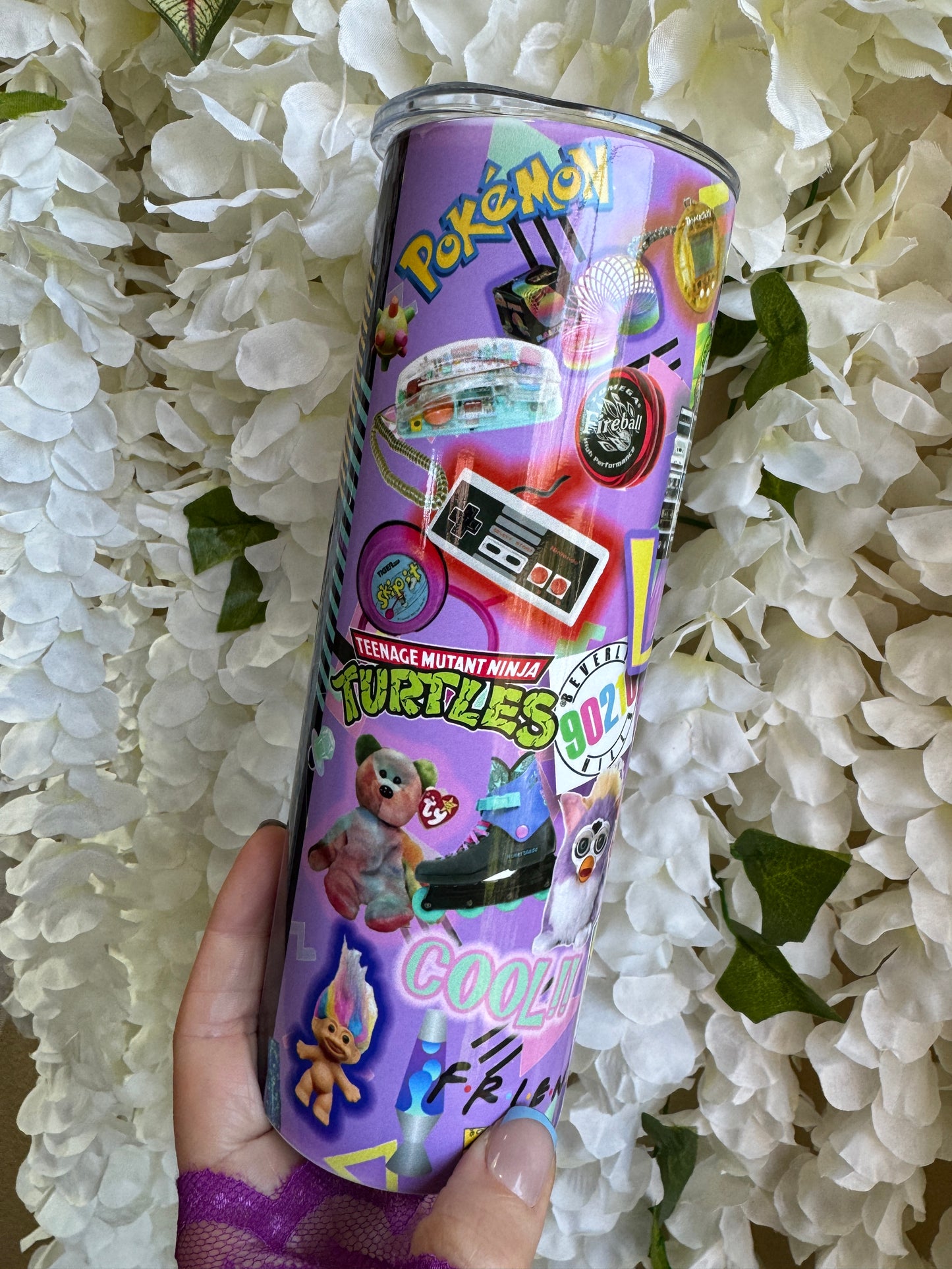 90's Retro Pop Culture Blast 20 oz Insulated Tumbler