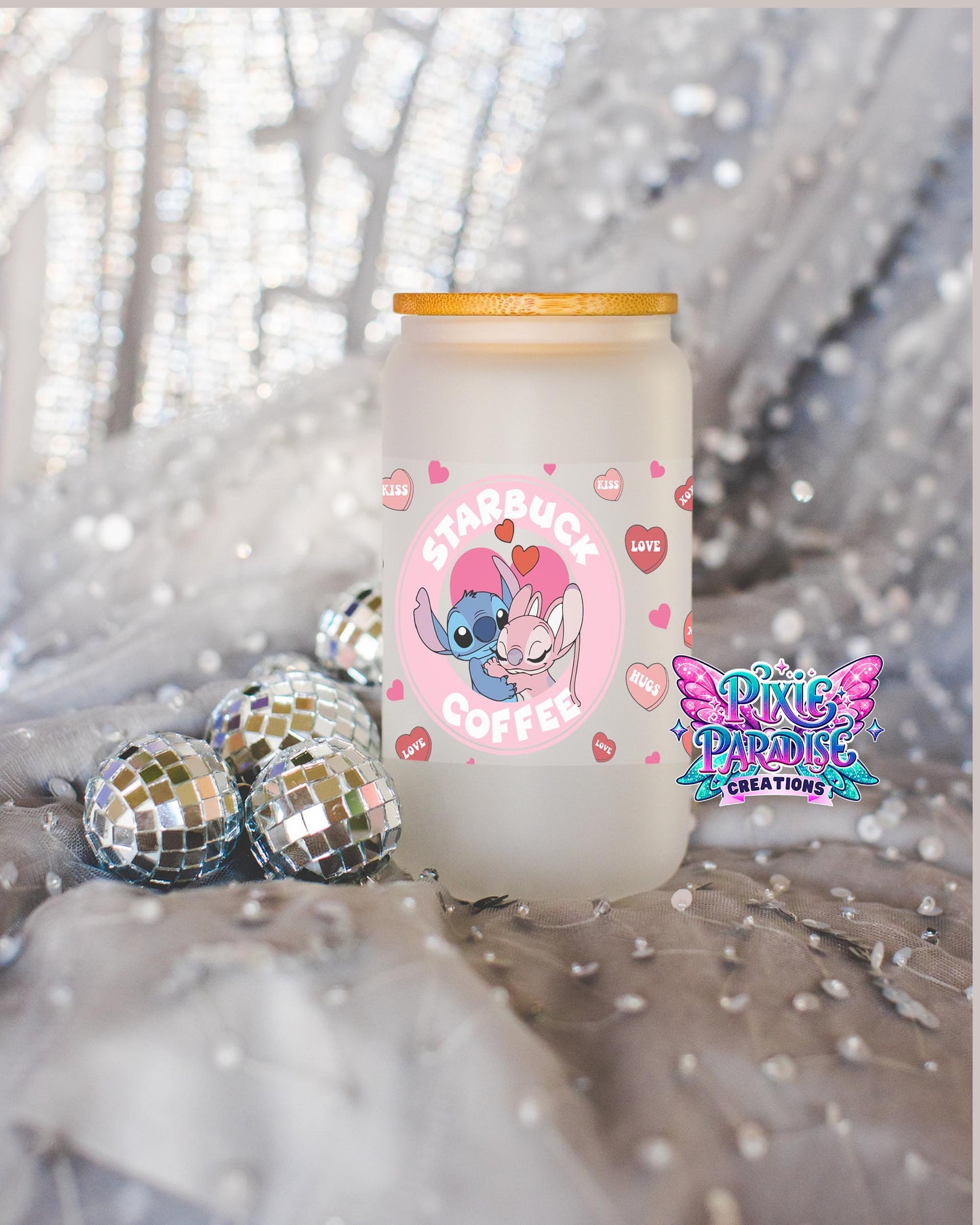 Nostalgia Sweethearts  | Frosted Glass Libbey Jar