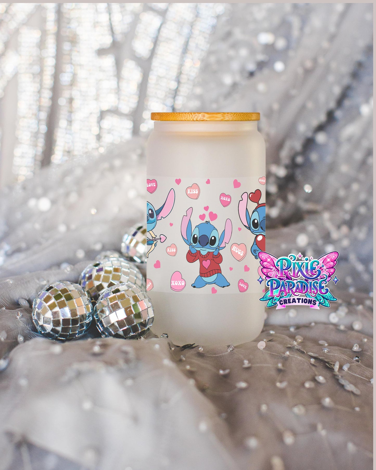 Nostalgia Sweethearts  | Frosted Glass Libbey Jar