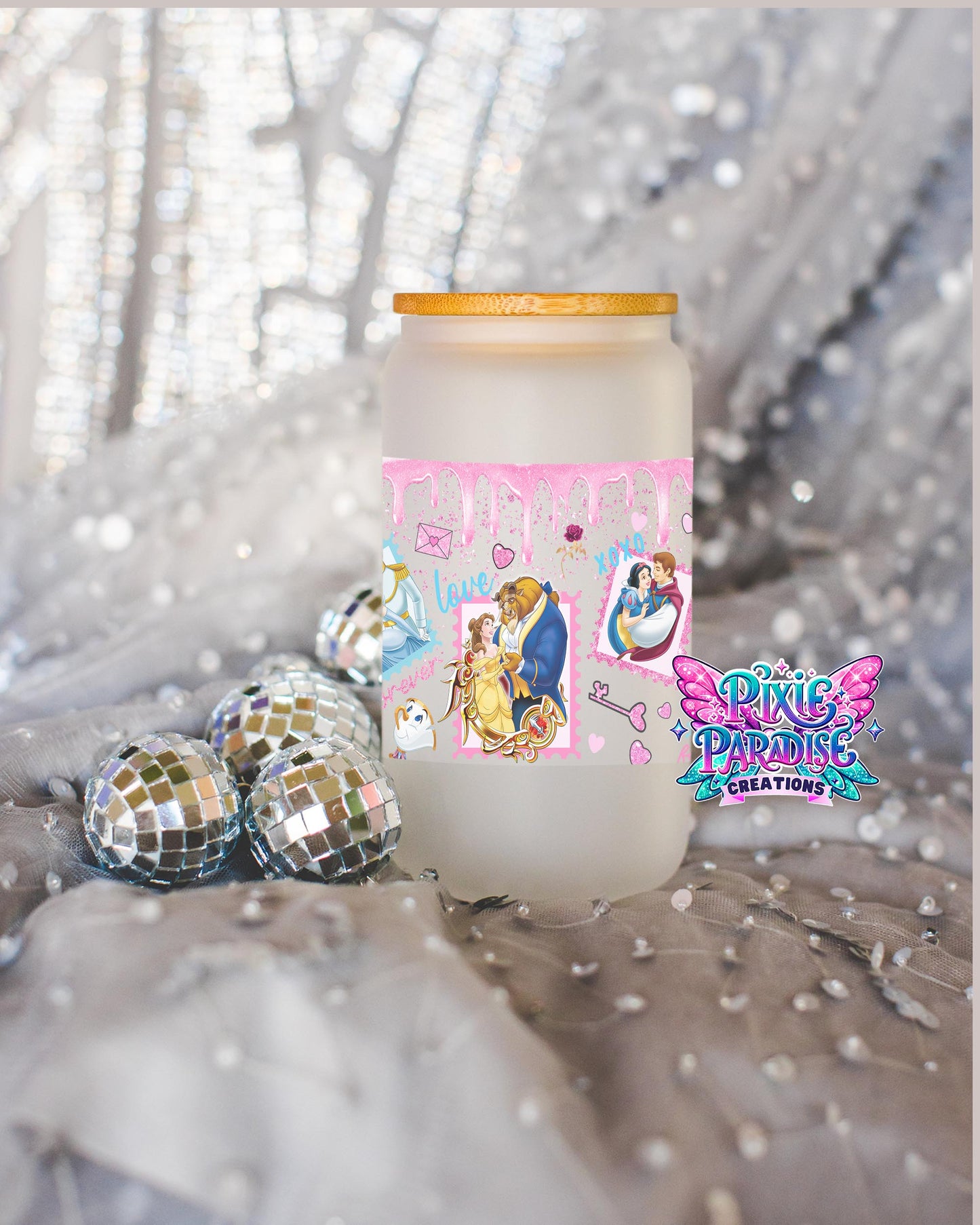 Nostalgia Sweethearts  | Frosted Glass Libbey Jar