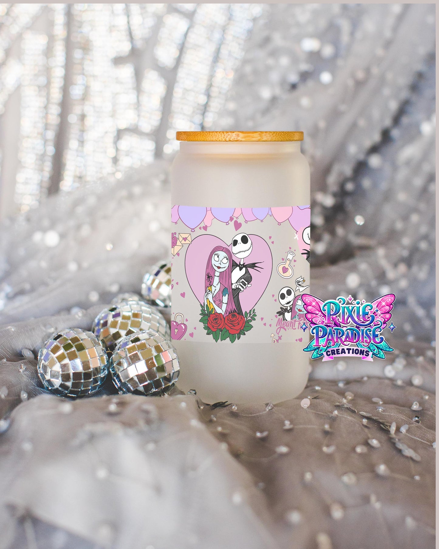 Nostalgia Sweethearts  | Frosted Glass Libbey Jar