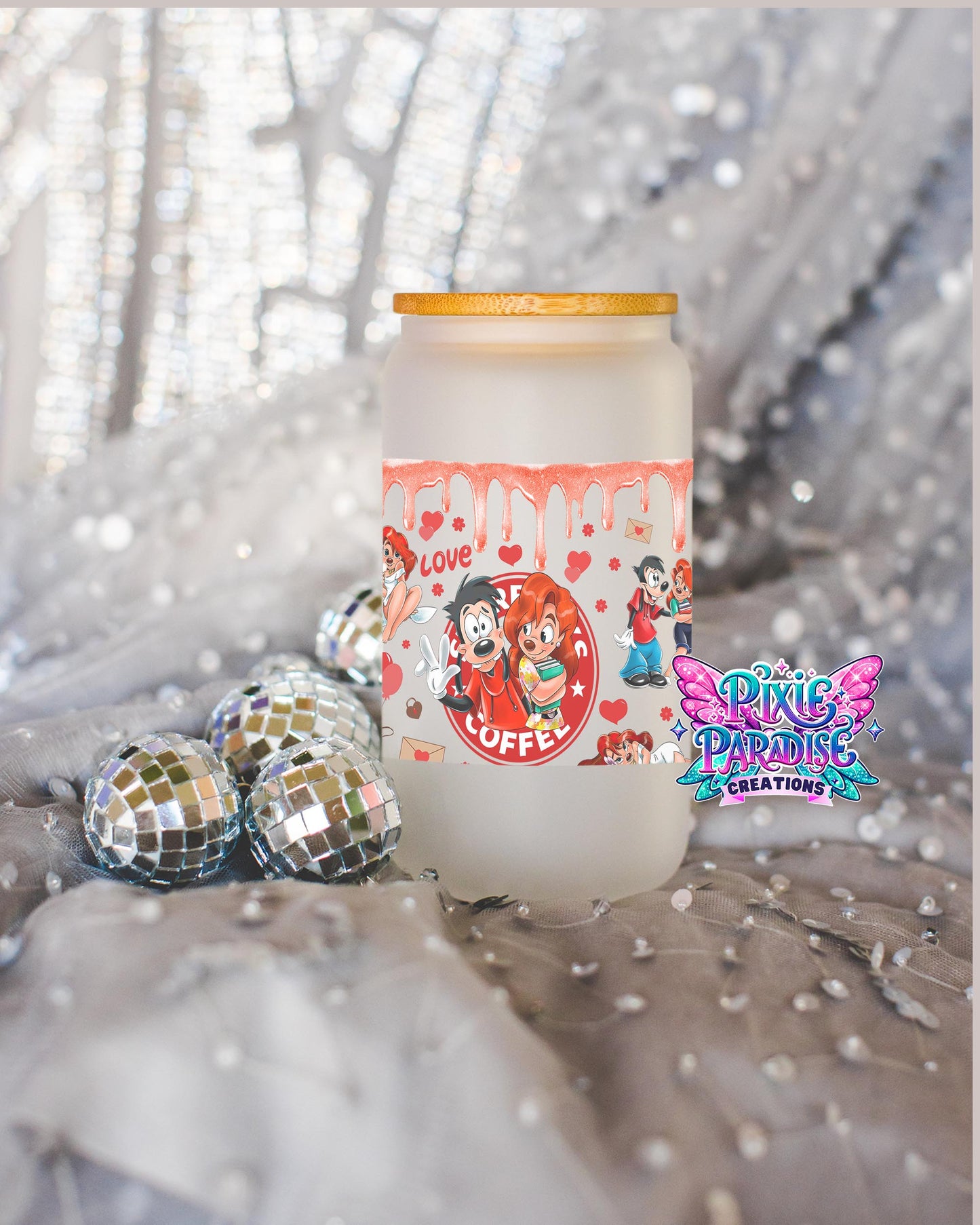 Nostalgia Sweethearts  | Frosted Glass Libbey Jar