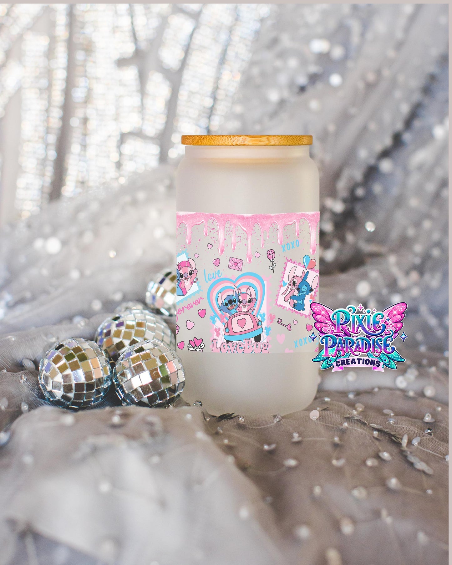 Nostalgia Sweethearts  | Frosted Glass Libbey Jar