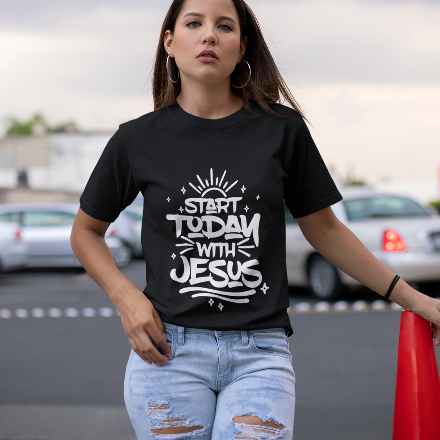 Start Today with Jesus - Daily Inspiration Tee