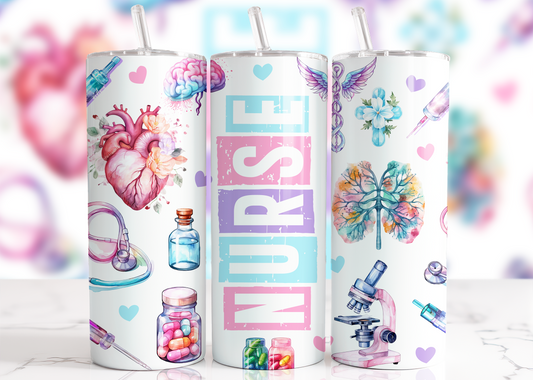 Pastel Nurse Tumbler