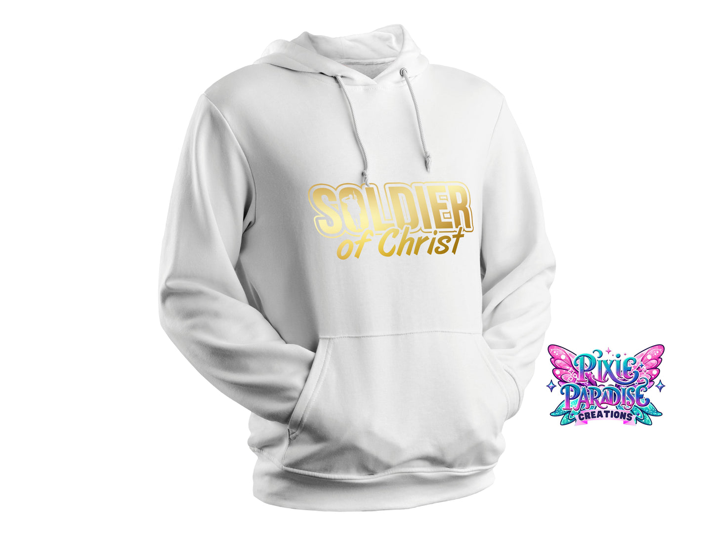 "Soldier of Christ" Inspirational Pullover Hoodie