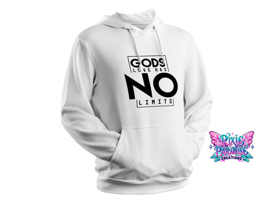 "God's Love Has No Limits" Boundless Faith Hoodie